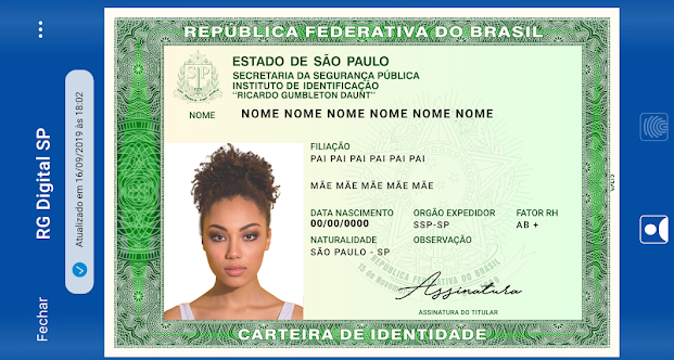  Nova digitalna RG aplikacija je dostupna za koje države u Brazilu?