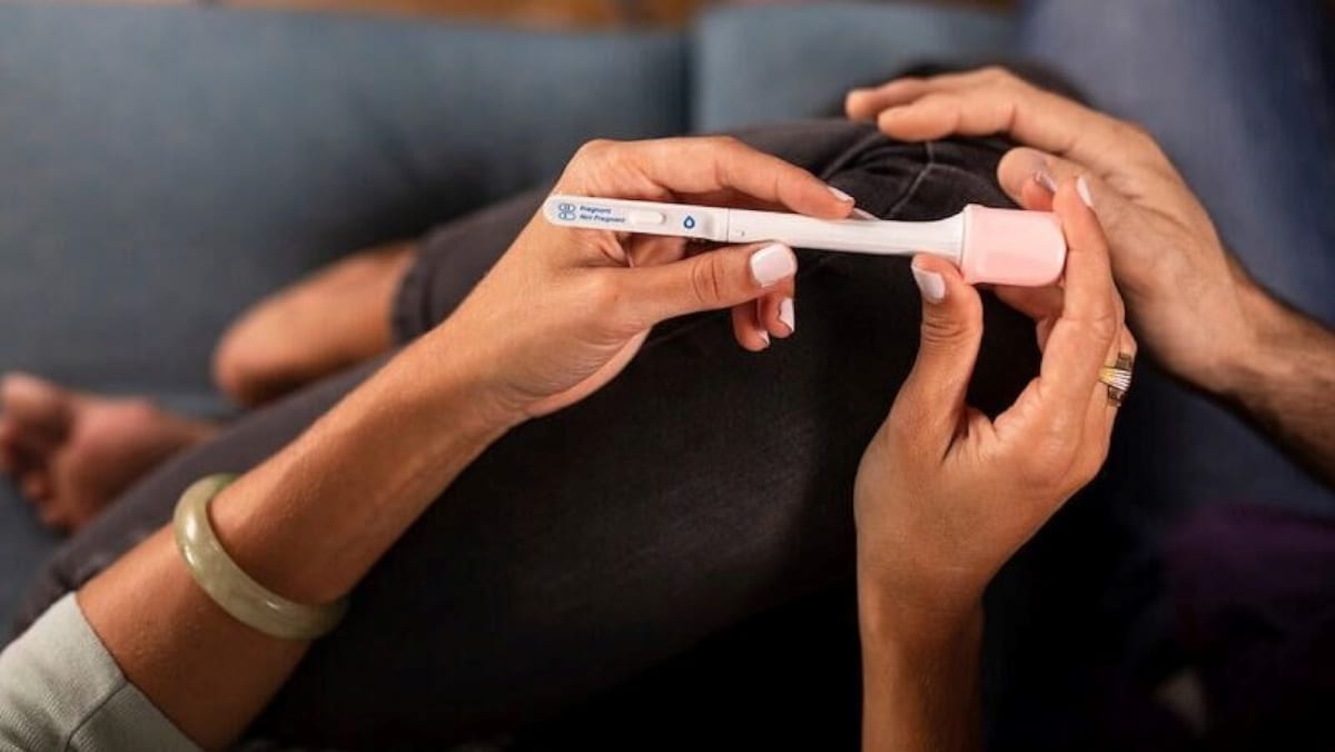  Oandacht froulju! Bedriuw lanseart swangerskipstest dy't resultaat ûntdekt troch speeksel