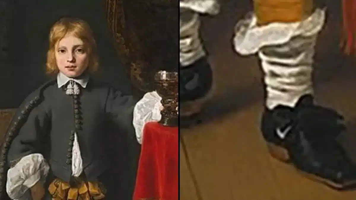  400-річна картина відкриває дещо дивовижне: люди бояться впізнавати кросівки Nike