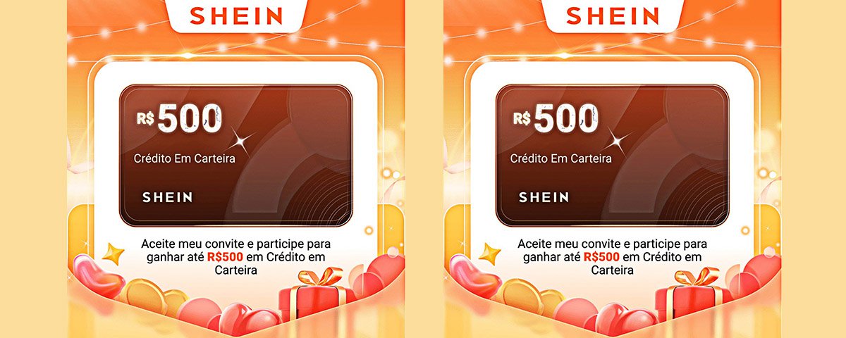  Het is feest: Shein lanceert een nieuw spel en biedt tot R$ 500 aan credits!
