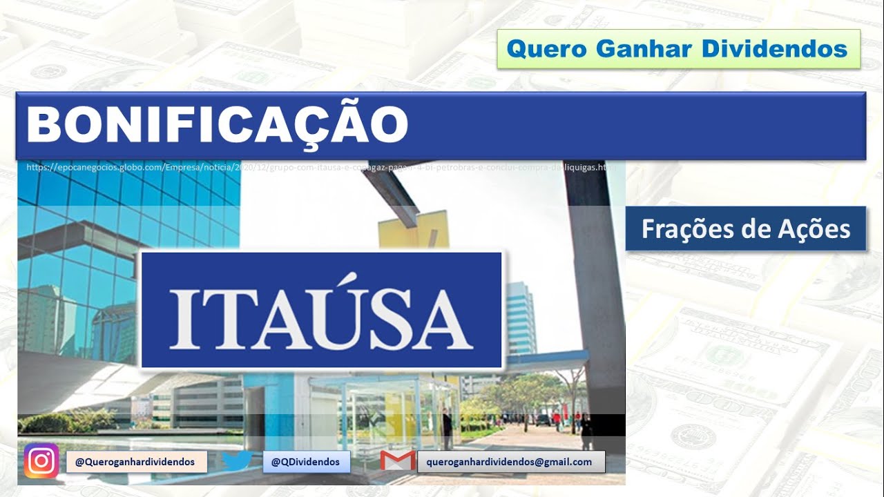  Itaúsa (ITSA4) จะจ่ายเศษของหุ้นที่เกิดจากโบนัส