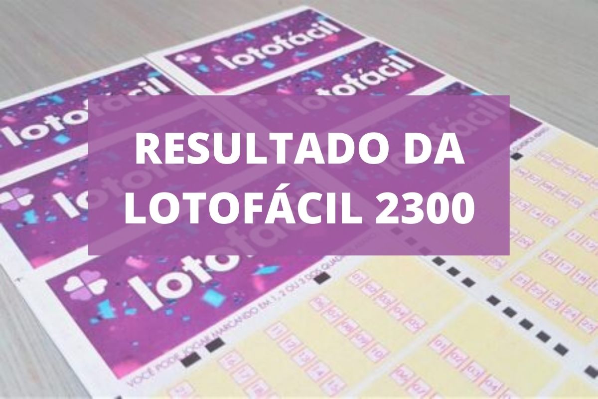  Lotofácil 2300; comprobar el resultado de este jueves, 05/08; premio es de R $ 4 millones