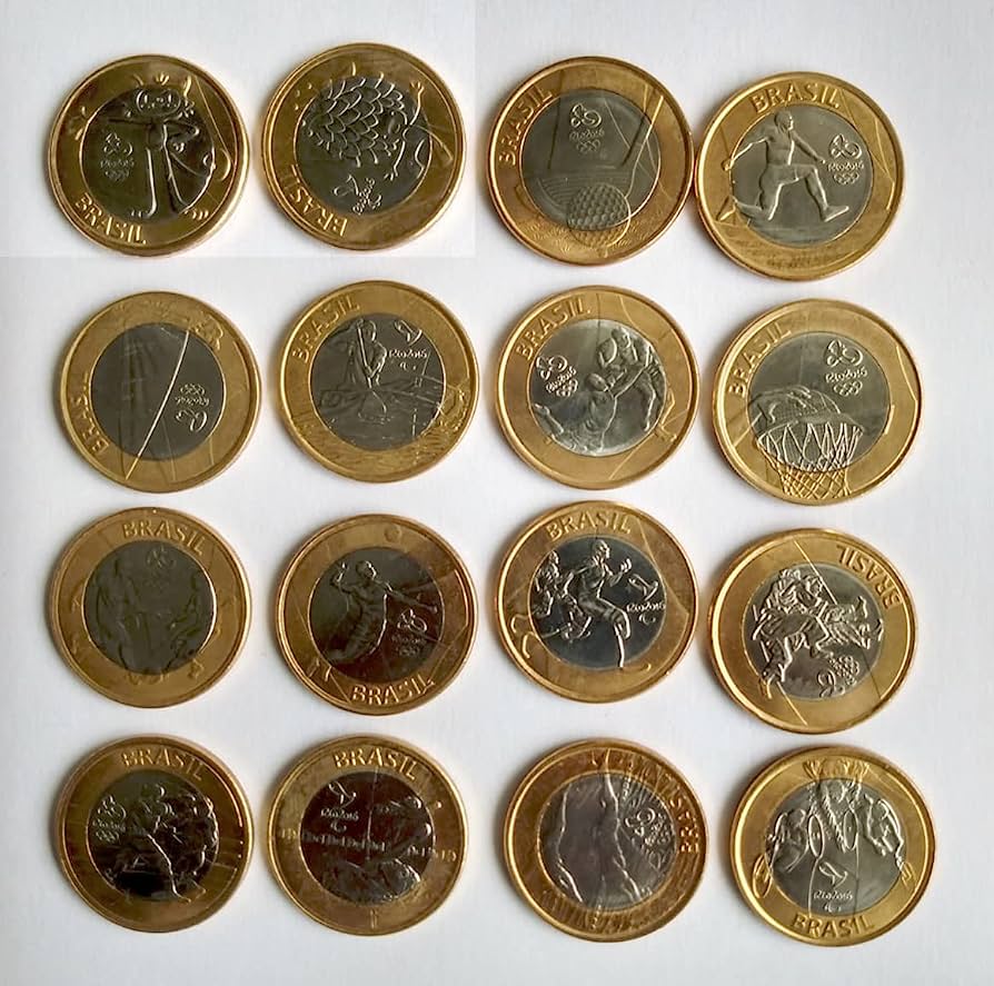  Олимпийски монети от Рио 2016 и техните стойности