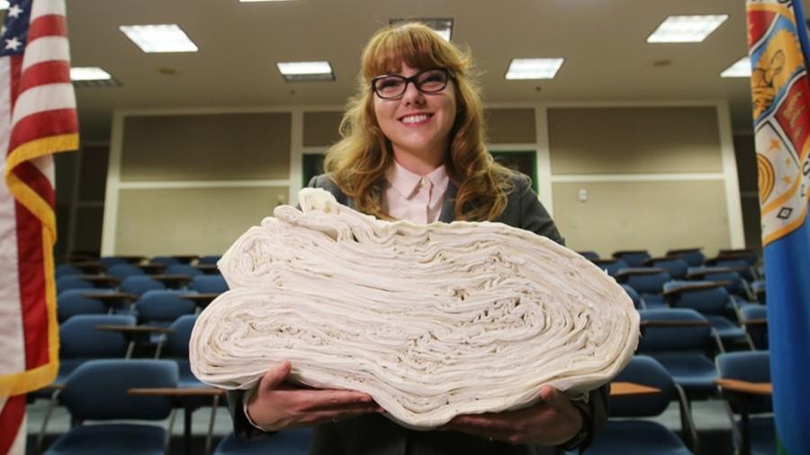  Record folding papier fereasket technyk en feardigens. Akseptearje jo de útdaging?